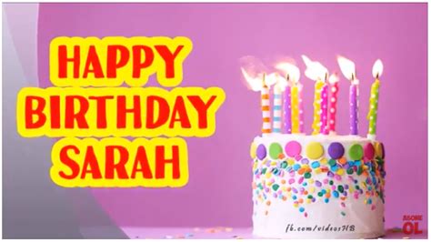 Happy Birthday Sarah Images Happy Birthday Sarah Happy Birthday