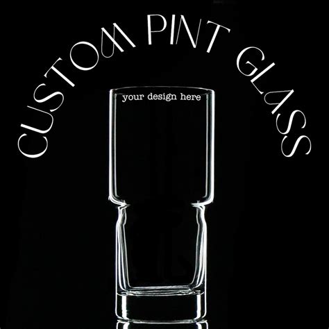 Personalized Pint Glass Custom Beer Can Glass Beer Ts Etsy