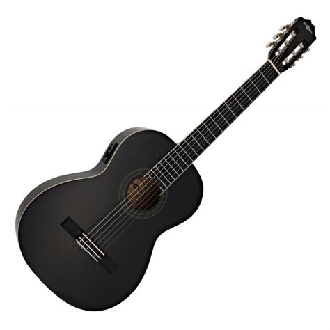 Deluxe Klassinen Semiakustinen Kitara, Musta, Gear4musicilta | Gear4music