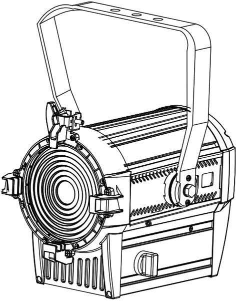 Chauvet Dj Fd Ww Professional Ovation Led Fresnel Light User Manual