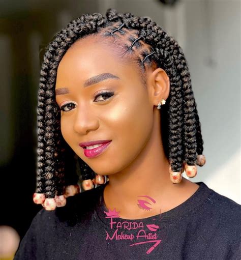 Trendy Knotless Braids With Beads Hairstyles