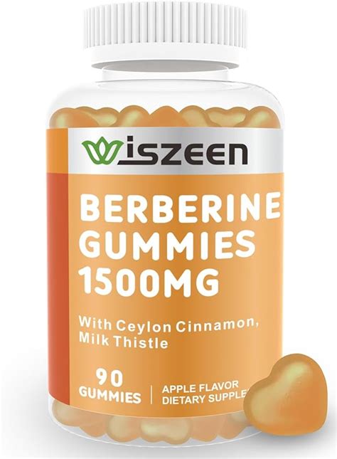 Amazon Wiszeen Berberine Gummies Servings Berberine