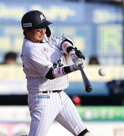 【ロッテ】m3へ！ 田村龍弘の適時二塁打で先制！ スポーツ報知