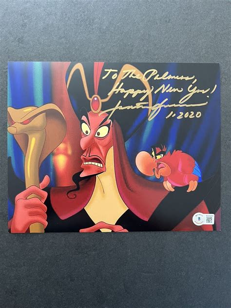 Jonathan Freeman Autographed Signed 8x10 Photo Beckett Bas Coa Jafar