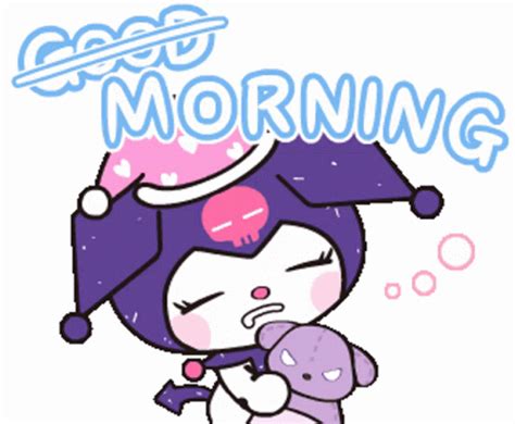 Kuromi Good Morning Sticker Kuromi Good Morning Discover Share