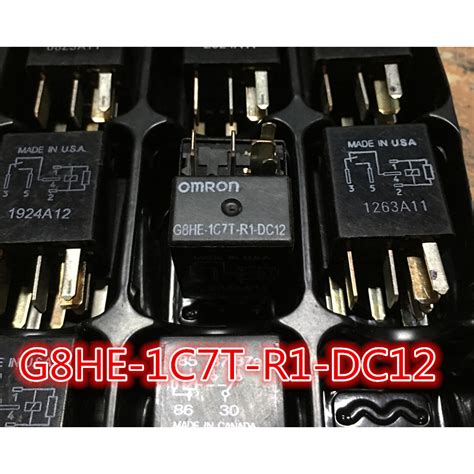 G8HE 1C7T R1 DC12 OMRON DC12V High Current Automotive Relay Set Of 2