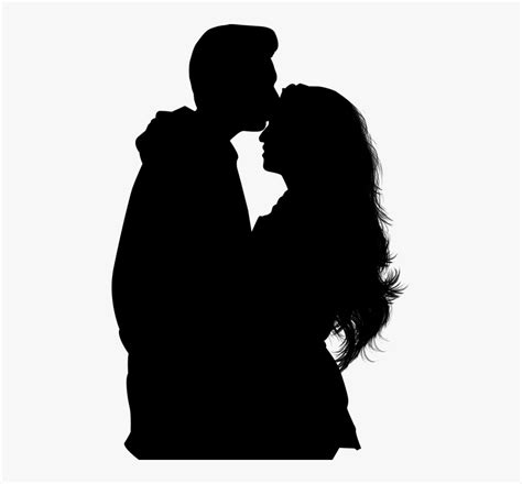 Kiss On The Forehead Silhouette