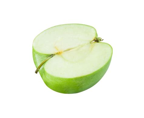 Premium Photo Green Apple Isolated On White