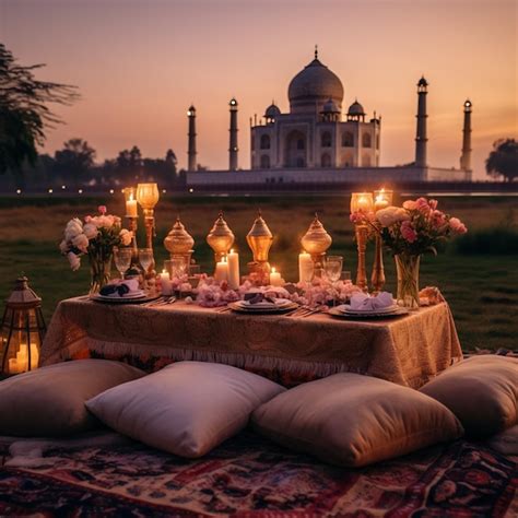 Premium Photo Taj Mahal An Iconic Masterpiece Located In Agra India