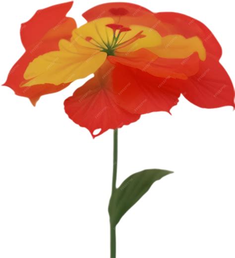 Premium Psd Begonia Clipart A Cute Begonia Flower Icon
