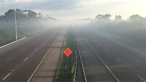 Large Brush Fire Temporarily Closes Interstate 95