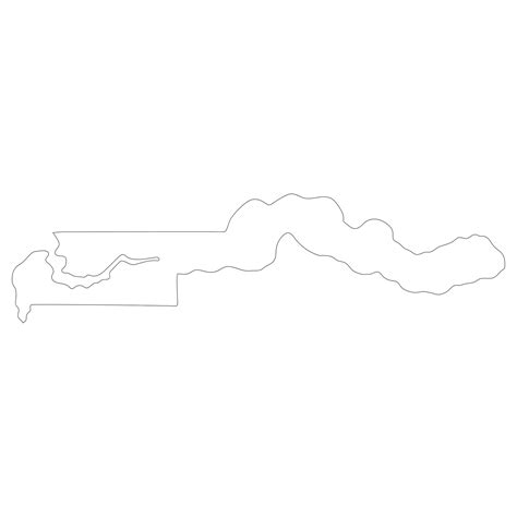 Premium Vector | Gambia map Map of Gambia in white color