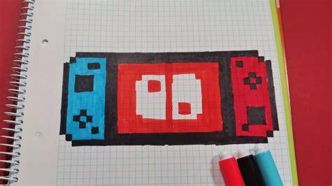 Como Dibujar La Nintendo Switch Pixel Art Gameround Youtube