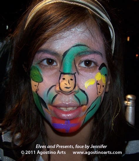 Face Painting Elvespresents Jenn 111201 Agostinoarts Agostino Arts