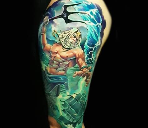 Poseidon Tattoo By Tattoo Zhuzha Photo 31173