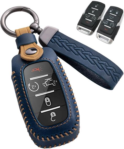 Amazon Tukellen For Dodge Key Fob Cover Genuine Leather Key Case