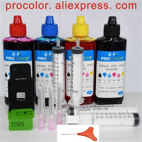 Kit De Recarga De Tinta Para Impresora Canon PIXMA 545 Pigmento 546