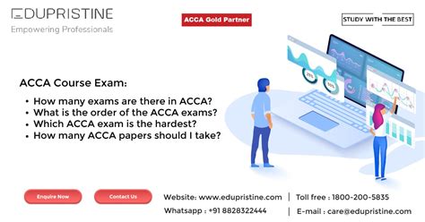 Acca Course Eligibility Duration Registration Fees Edupristine