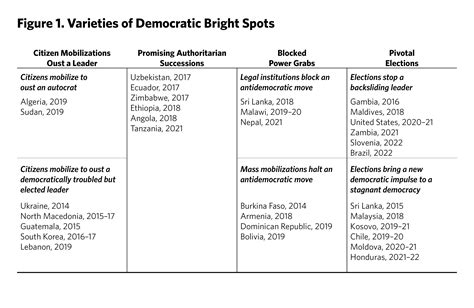 Understanding And Supporting Democratic Bright Spots Carnegie