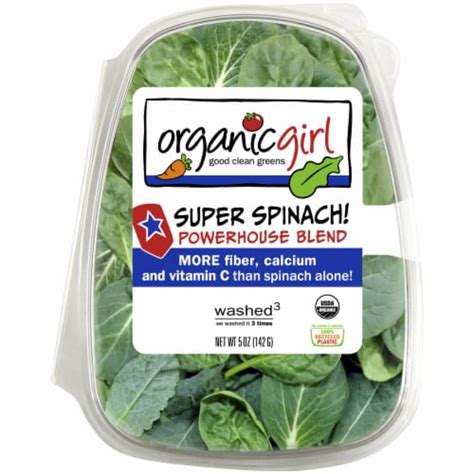 Organicgirl Super Spinach Powerhouse Salad Blend 5 Oz King Soopers