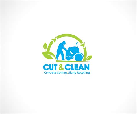 Professional Bold Concrete Logo Design For Cut And Clean Concrete