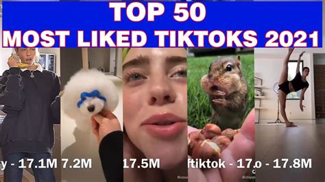 Top 50 Most Liked Tiktoks 2021 Compilation Tiktok Viral Youtube