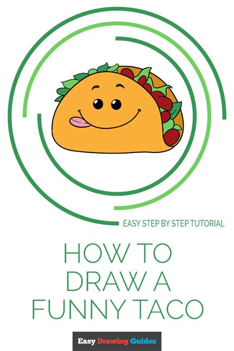 How To Draw A Funny Taco Really Easy Drawing Tutorial