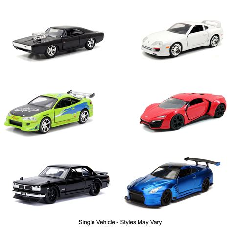 Fast & Furious 1:32 Die-Cast Cars Assortment Play Vehicles, Multi-color - Walmart.com