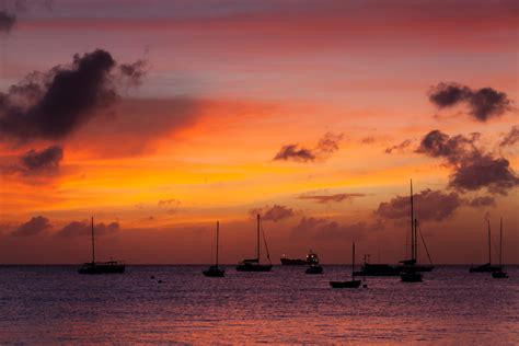 Paysage Bateau Mer Oc An Plage Coucher De Soleil Images Gratuites