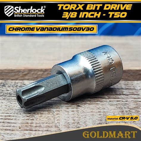 Jual Mata Kunci Sok Bintang Drive 3 8 Inch Torx Bit Tampered T50