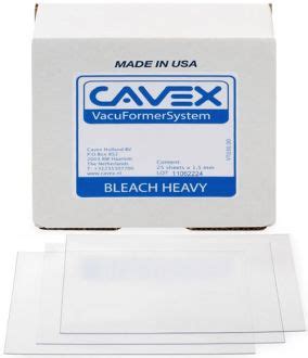 Cavex Bleach Heavy Transparent Sheet Mm Jarident