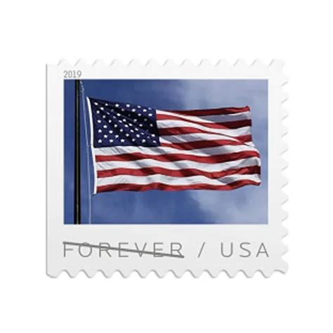 2019 Us Flag Stamps Roll Of 100 Forever Stamp