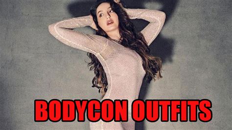 3 Smoking Looks Of Nora Fatehi In Bodycon Dresses See Here