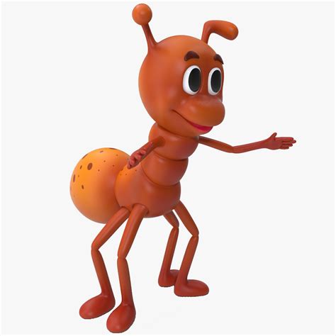 Ant Cartoon 3d Model