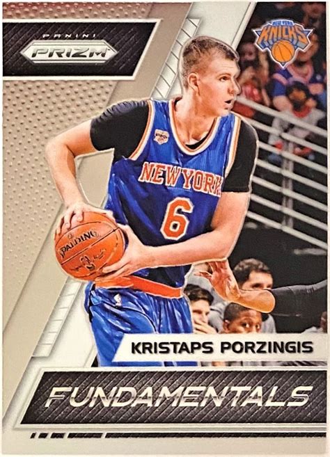 Kristaps Porzingis 2017 18 Panini Prizm Basketball New York Knicks Card