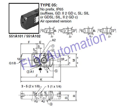 Asco Numatics Pilot Solenoid Valve Stainless Steel Spool Namur