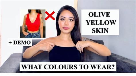 Olive Yellow Tan Medium Skin Tones Neutral What Colours Look Best On You Demo Youtube