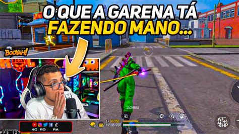 REAÇÃO DO CEROL AO JOGAR O NOVO FREEFIRE MAX FREEFIRE MAX YouTube