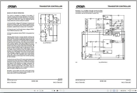 Crown Order Picker Sp 3000 Electrical And Hydraulic Schematic