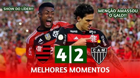 ATLÉTICO MG X FLAMENGO MELHORES MOMENTOS 14ª RODADA BRASILEIRÃO