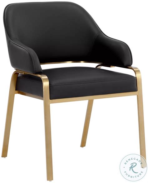 black dining arm chair 2