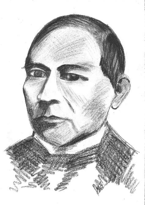 Caricatura De Benito Juarez Para Colorear Dibujo De Benito Juarez