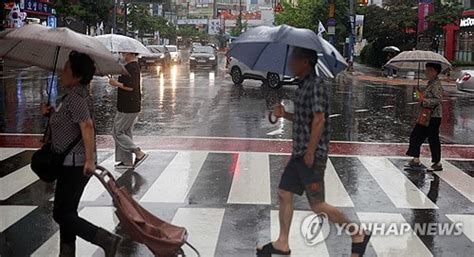 장맛비 다시 시작된 전남 호우주의보최대 120㎜ 예상 네이트 날씨