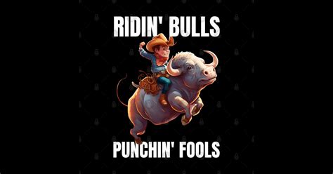 Funny Bull Riding Jokes - Bull Riding - Sticker | TeePublic