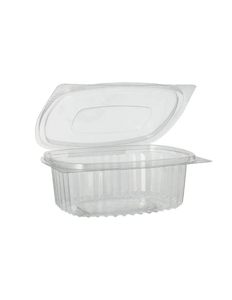 Envases De Pl Stico Reciclado Para Comida Tapa Bisagra Ml