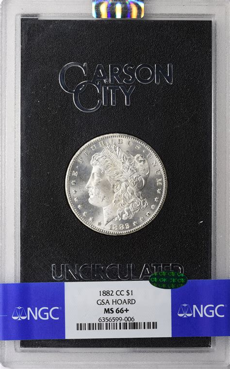 Cc Morgan Silver Dollar Ngc Ms Cac Green Gsa Holder Item