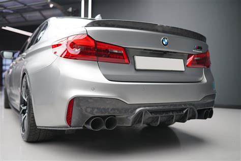 Spoiler 3D design Forged Carbon for BMW M5 F90 LCI Restyling Køb med