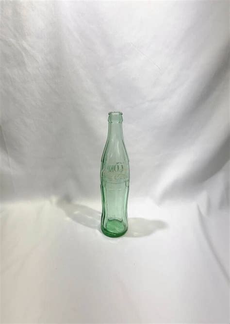 Vintage 1973 Green Coca-cola Bottle EMPTY 10 Ounce - Etsy