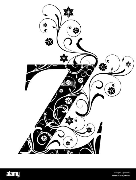 Ornate Letter Z Stock Photo Alamy