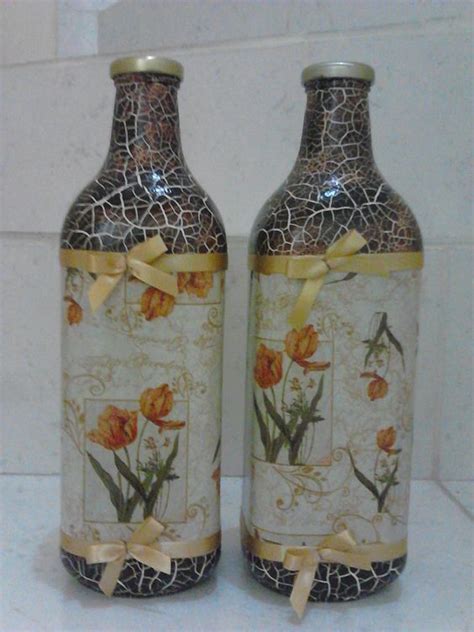 Decoupage Em Vidro Guardanapo Ideias Artesanato Passo A Passo